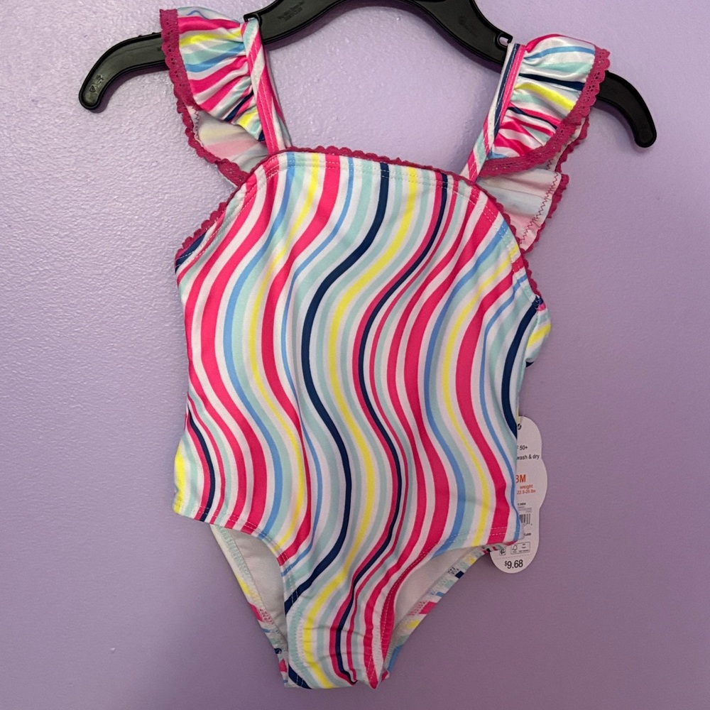 Colorful Striped Swimsuit size 18months